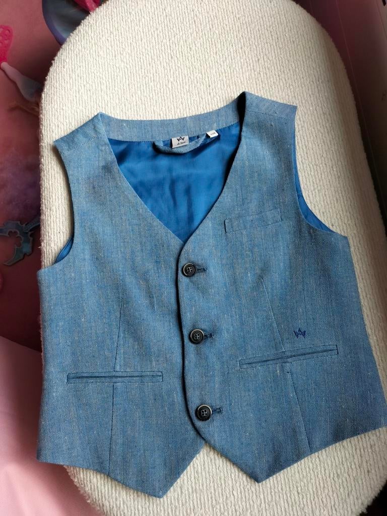 D Lux jongens set: broek en gilet, maat 128, Kinderen en Baby's, Kinderkleding | Maat 128, Ophalen of Verzenden