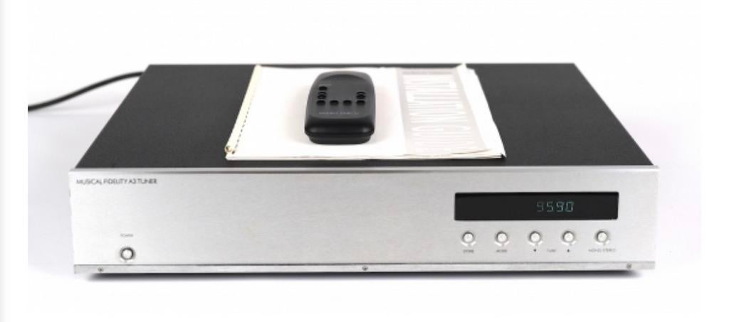 Musical Fidelity A3 RDS FM Tuner + Afstandsbediening +Manual, Ophalen of Verzenden, Zo goed als nieuw