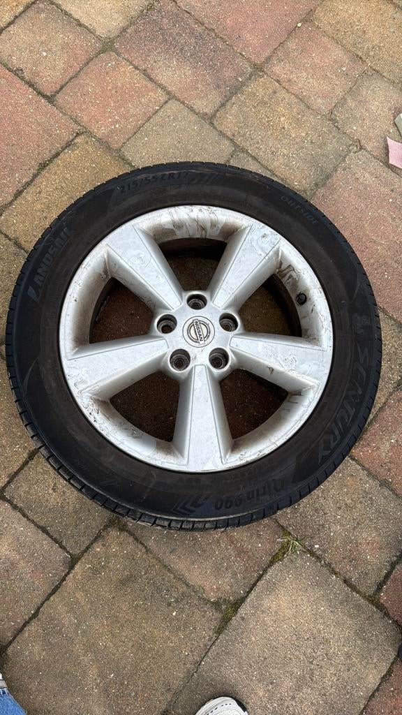 Auto banden met velg 2x nissan qashqai, Ophalen