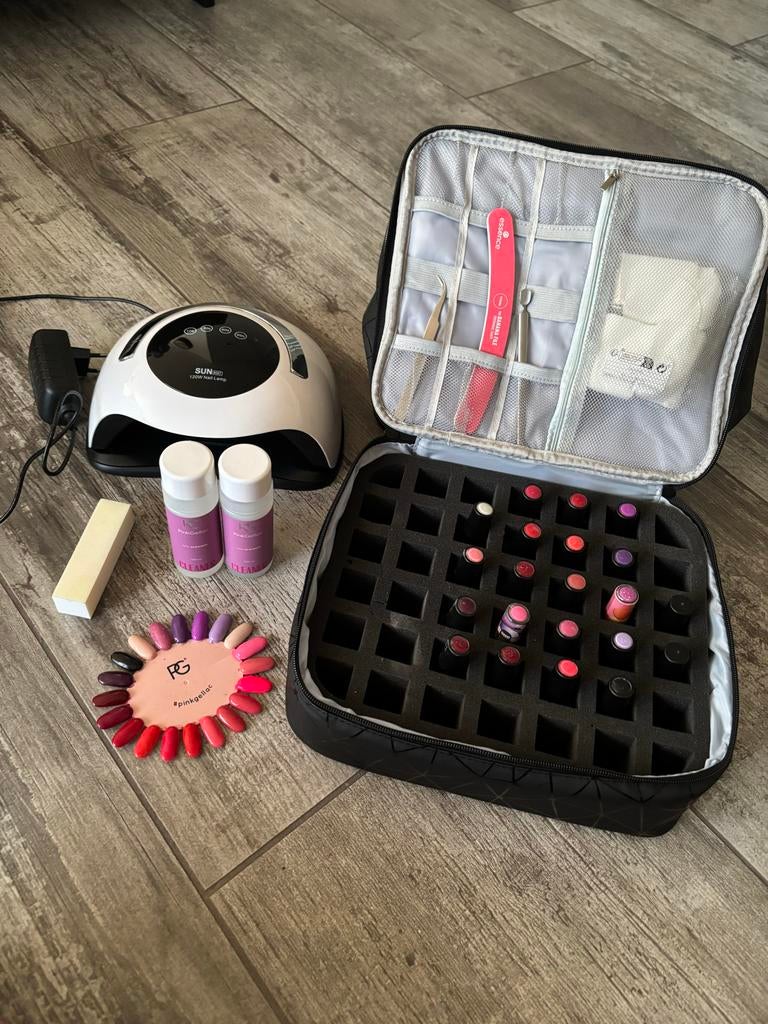 Complete set Pink Gellac incl 19 kleuren, Sieraden, Tassen en Uiterlijk, Uiterlijk | Cosmetica en Make-up, Wit, Ophalen of Verzenden
