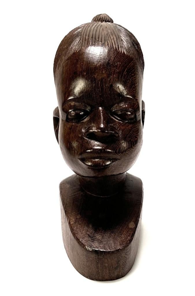 1082. Houten beeld, Makonde Mawingu - Tanzania, 20e eeuw, Ophalen of Verzenden