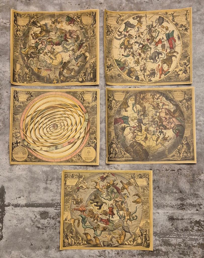 5 stuks kleuren Atlas Atlassen Kaart Kaarten., Overige atlassen, Ophalen of Verzenden, Zo goed als nieuw, 1800 tot 2000