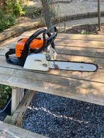 Stihl MS 181 Kettingzaag - 30cm blad, net onderhouden, Doe-het-zelf en Verbouw, Gereedschap | Zaagmachines, Ophalen, Gebruikt