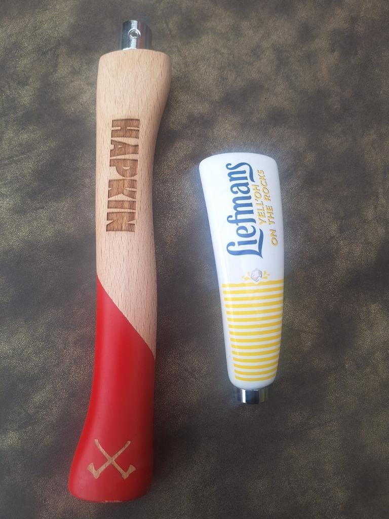 Liefmans Yell'oh On The Rocks Tapknop en Hapkin Tapknop, Verzamelen, Biermerken, Ophalen of Verzenden, Gebruikt, Overige typen