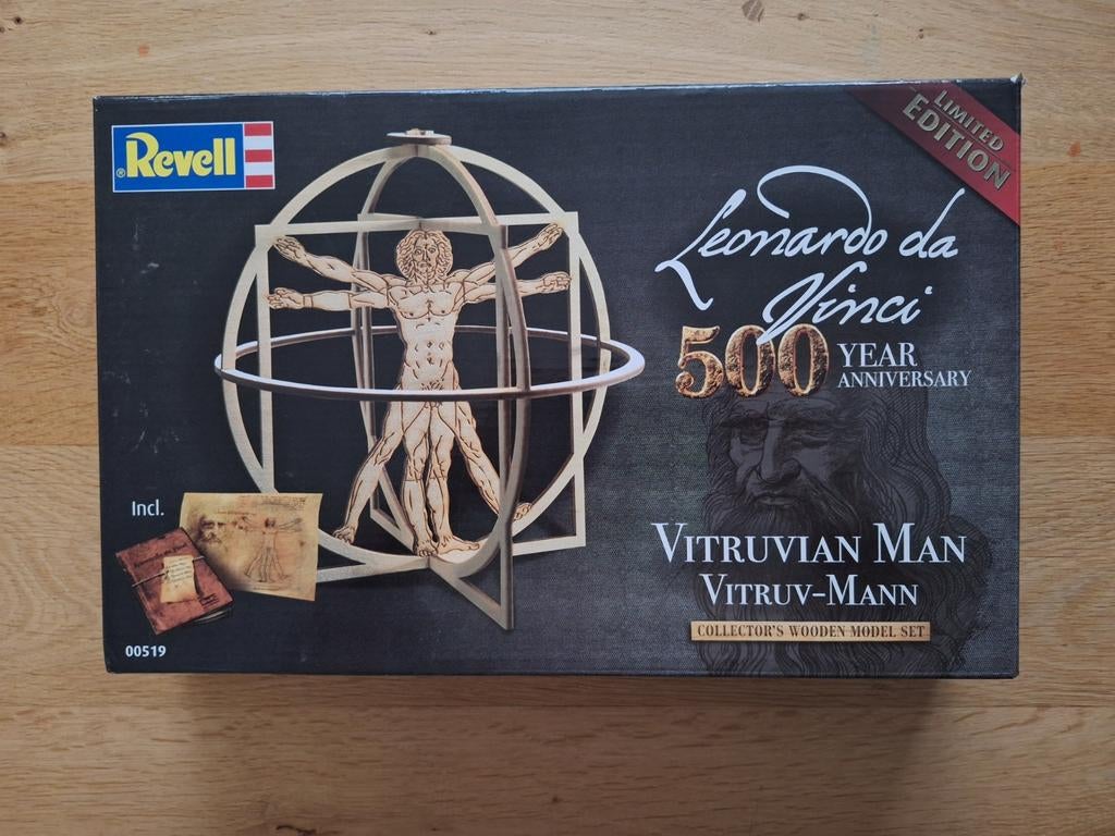 Revell 00519 Vitruvian Man, Revell, Nieuw, Ophalen of Verzenden, Groter dan 1:32