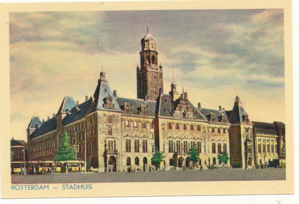 9798 Rotterdam, Stadhuis, Ophalen of Verzenden, 1940 tot 1960, Zuid-Holland