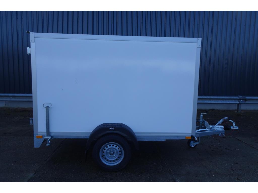 Bij Eemsned Twins Trailers Gesloten wagen afm 2,57 x 132, Auto diversen, Aanhangers en Bagagewagens, Nieuw
