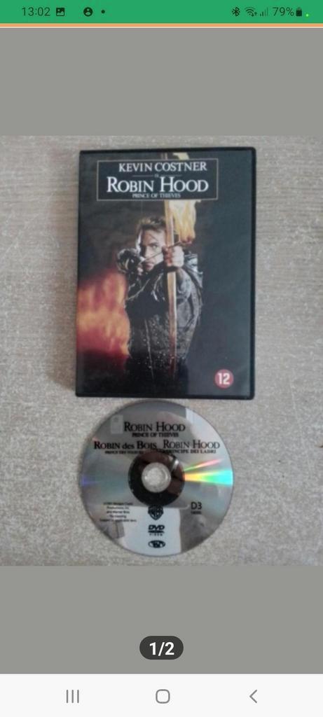 Film Robin Hood The Prince Of Thieves (Kevin Costner), Cd's en Dvd's, Dvd's | Actie, Actie, Vanaf 12 jaar, Ophalen of Verzenden
