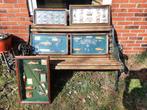 Display's met scheepvaartknopen en visgerei., Huis en Inrichting, Ophalen, Gebruikt