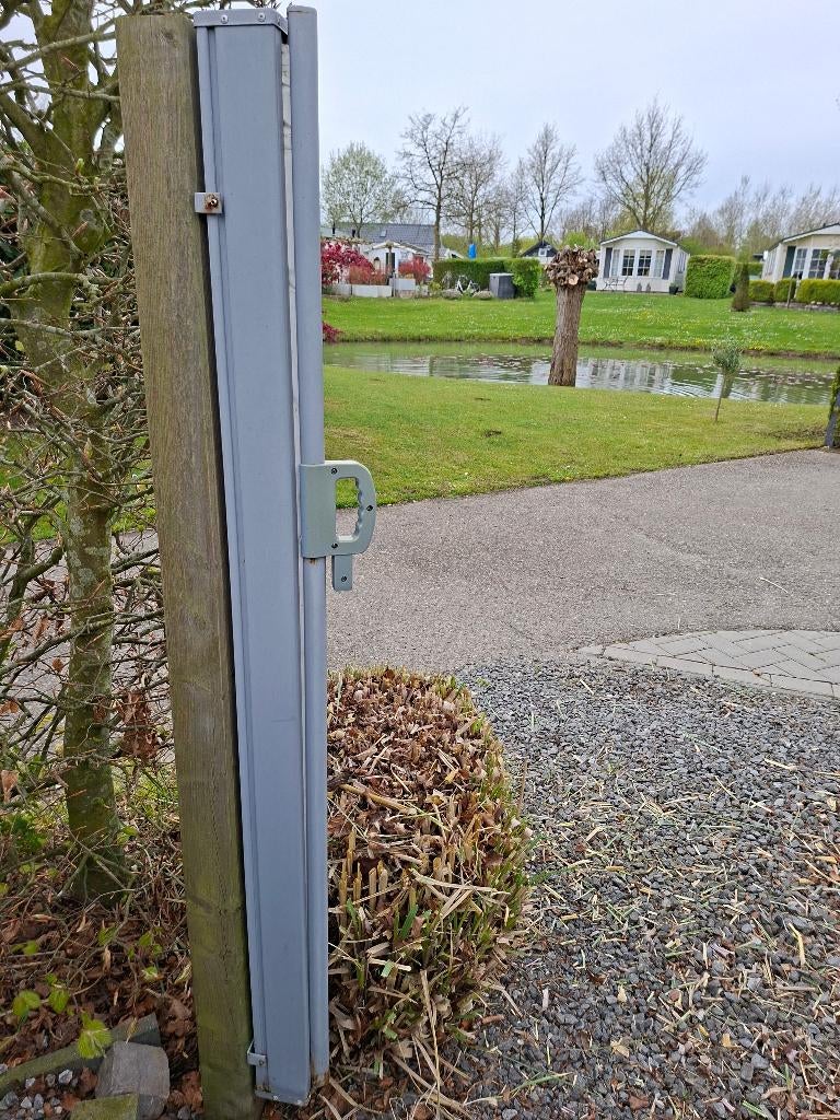 Oprolbaar windscherm, Tuin en Terras, Overige Tuin en Terras, Ophalen, Gebruikt