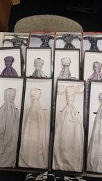 Diverse stropdassen zijden, nieuw in doos met pochet, Overige kleuren, Onbekend, Onbekend, Nieuw