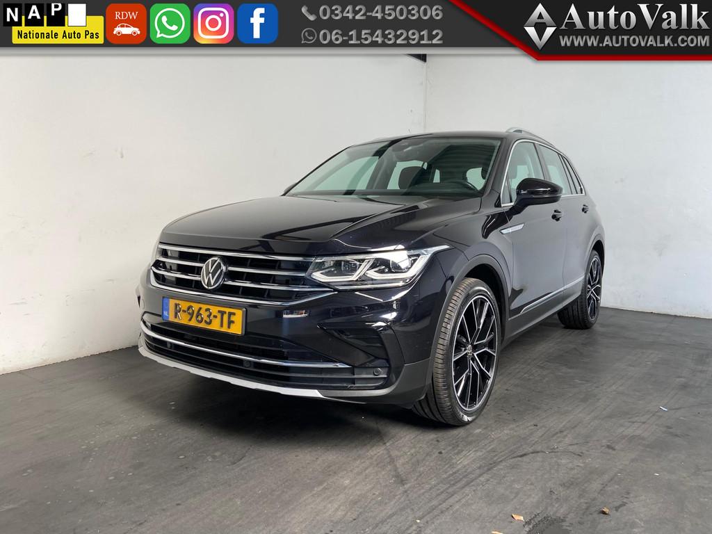 Volkswagen Tiguan 1.5 TSI R-Line. Trekhaak! (bj 2021), Auto's, Volkswagen, Bedrijf, Te koop, Tiguan, ABS, Adaptive Cruise Control