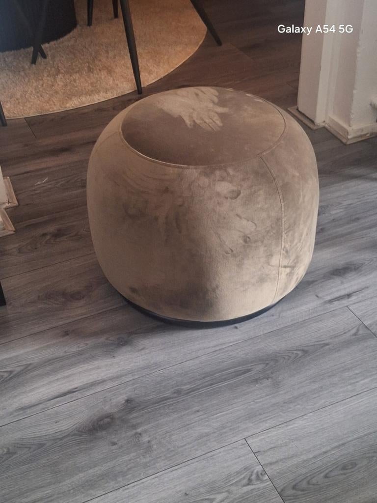 Rico groot pouf van vtwonen, Gebruikt, Ophalen of Verzenden, 50 tot 75 cm, 50 tot 75 cm