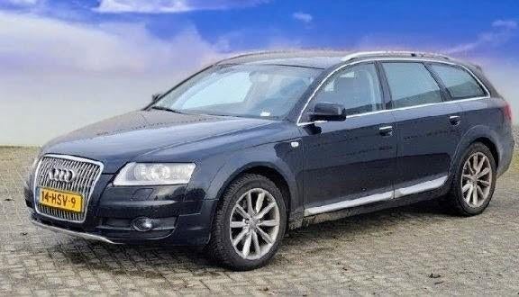 Audi A6 3.0 TDI Allroad Quattro 171KW AUT 2007 Zwart, Auto's, Audi, Automaat, 232 pk, Zwart, Zwart