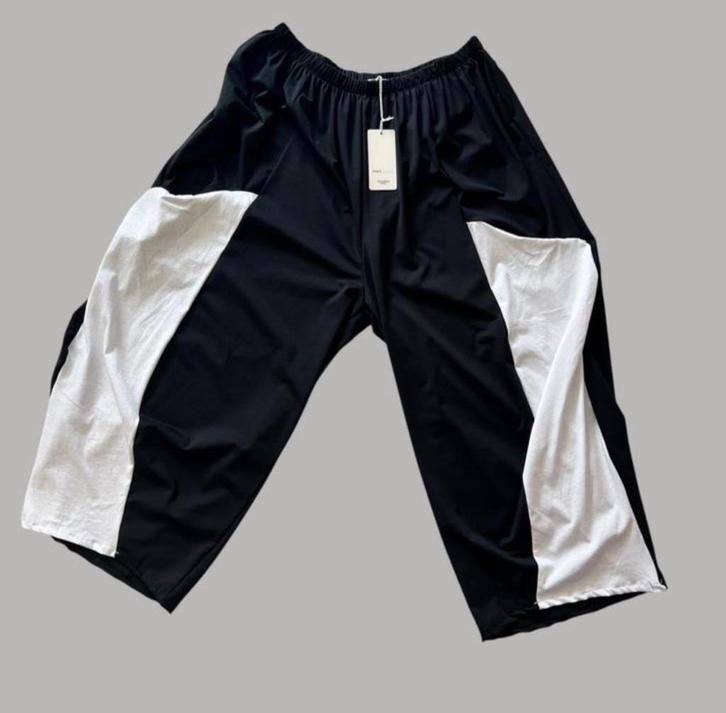 Moonshine wijde broek zwart/wit maat 54-56-58 NIEUW %%%, Kleding | Dames, Grote Maten, Nieuw, Broek of Spijkerbroek, Zwart, Ophalen of Verzenden