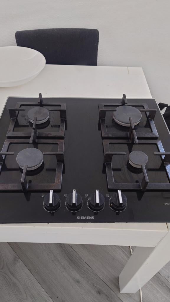 Siemens studioLine kookplaat, Witgoed en Apparatuur, Kookplaten, Gebruikt, Inbouw, Gas, 4 kookzones