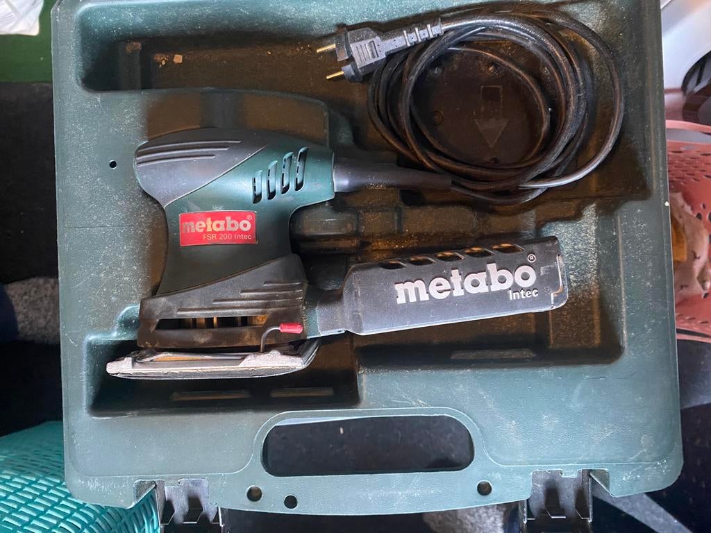 Schuurmachine metabo, Ophalen, Zo goed als nieuw, Minder dan 600 watt, Vlakschuurmachine
