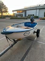 Polyester boot, motor en trailer, Watersport en Boten, Ophalen, Gebruikt