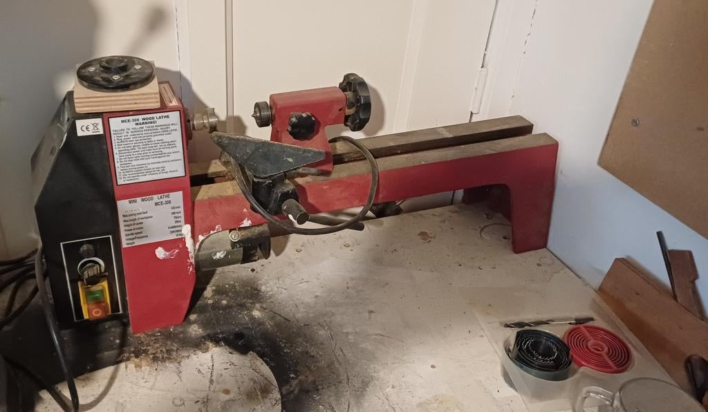 Houtdraaibank MCE-300, Doe-het-zelf en Verbouw, Ophalen, Gebruikt, Houtdraaibank, Minder dan 500 mm