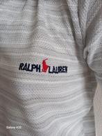 Grijs wit polo shirt van Ralph Lauren, maat M, Maat 48/50 (M), Ralph Lauren, Ophalen of Verzenden, Zo goed als nieuw