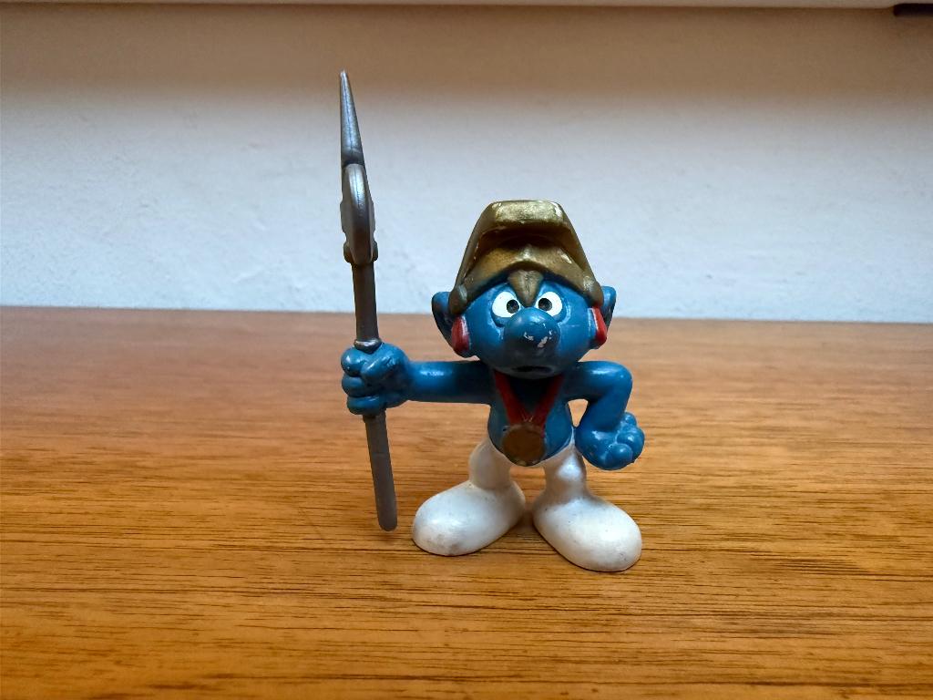 Wachter Smurf, Verzamelen, Smurfen, Gebruikt, Poppetje, Figuurtje of Knuffel, Overige Smurfen, Ophalen of Verzenden