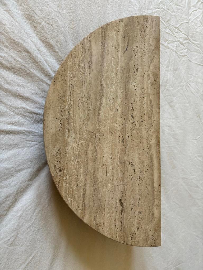 Wandschap Yara L - Travertin en Hout, Ophalen of Verzenden, Nieuw