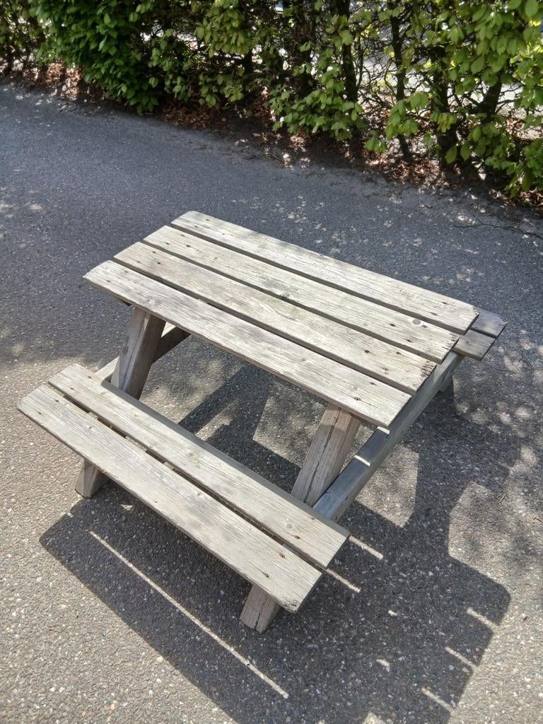 Houten kinderpicknicktafel - Gebruikt, Ophalen