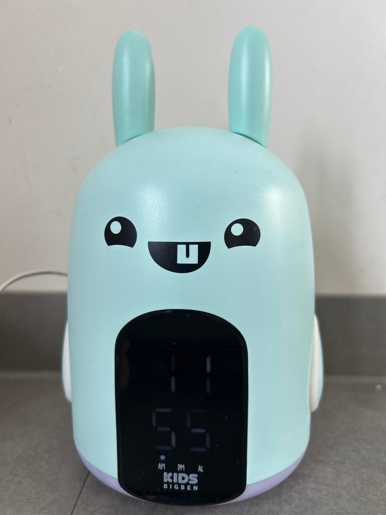 Leuke Kids Bigben Konijn Wekker - Digitaal, Ophalen of Verzenden, Zo goed als nieuw, Digitaal
