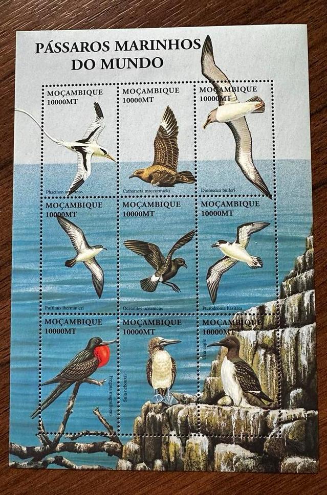 Mozambique 2002 Postfris Meeuwen vogels Zeevogels, Ophalen of Verzenden, Overige landen, Postfris