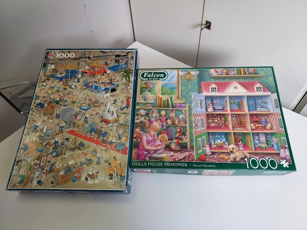 te koop Falcon en Jan van Haasteren puzzel ontbrekend stukje, Ophalen, 500 t/m 1500 stukjes, Gebruikt, Legpuzzel