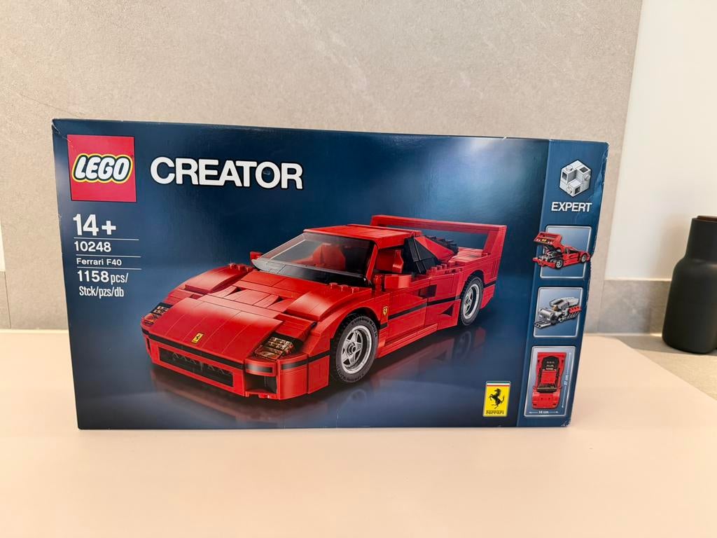 LEGO Creator Ferrari F40 10248, Lego, Nieuw, Ophalen of Verzenden, Compleet