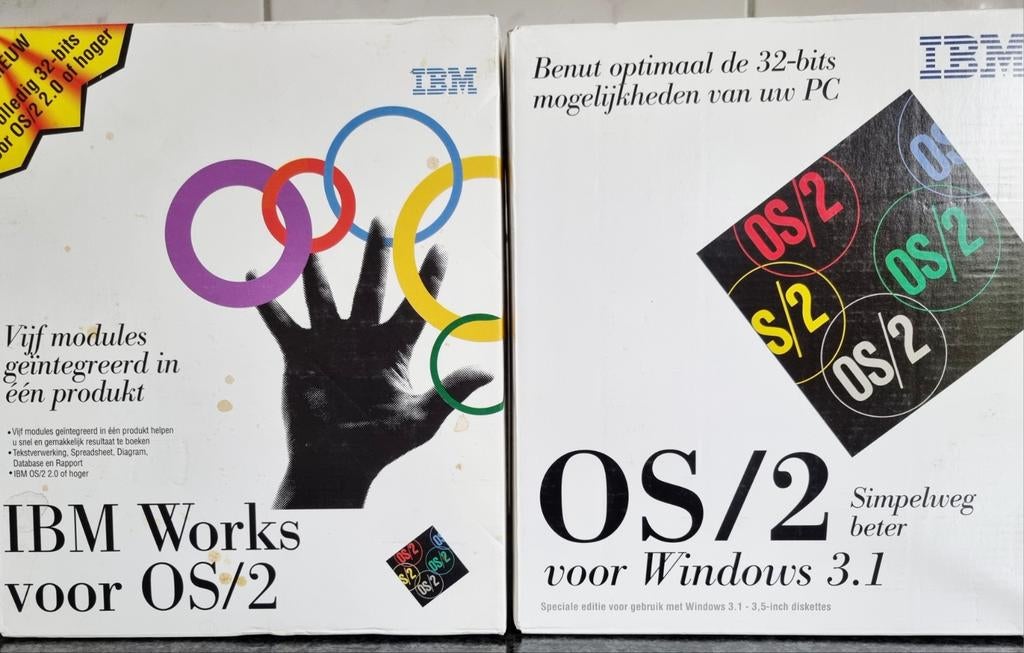 IBM Works voor OS/2 en OS/2 voor Windows 3.1 Software, Ophalen of Verzenden, Windows