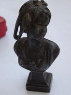 lakstempel art nouveau bronzen buste lakzegel brons, Ophalen of Verzenden