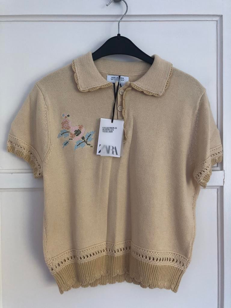 Nieuw met kaartje prachtige polo shirt Zara maat 164, Kinderen en Baby's, Kinderkleding | Maat 164, Ophalen of Verzenden, Nieuw
