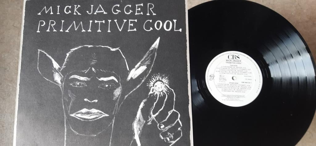 Mick Jagger/lp Primitive Cool als nieuw!. Zie foto's, Ophalen of Verzenden, Zo goed als nieuw, 12 inch, Poprock
