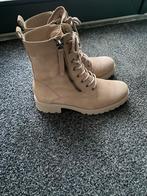 Gabor laarzen - Beige veterlaarzen met rits, Kleding | Dames, Schoenen, Ophalen of Verzenden, Zo goed als nieuw, Beige, Lage of Enkellaarzen