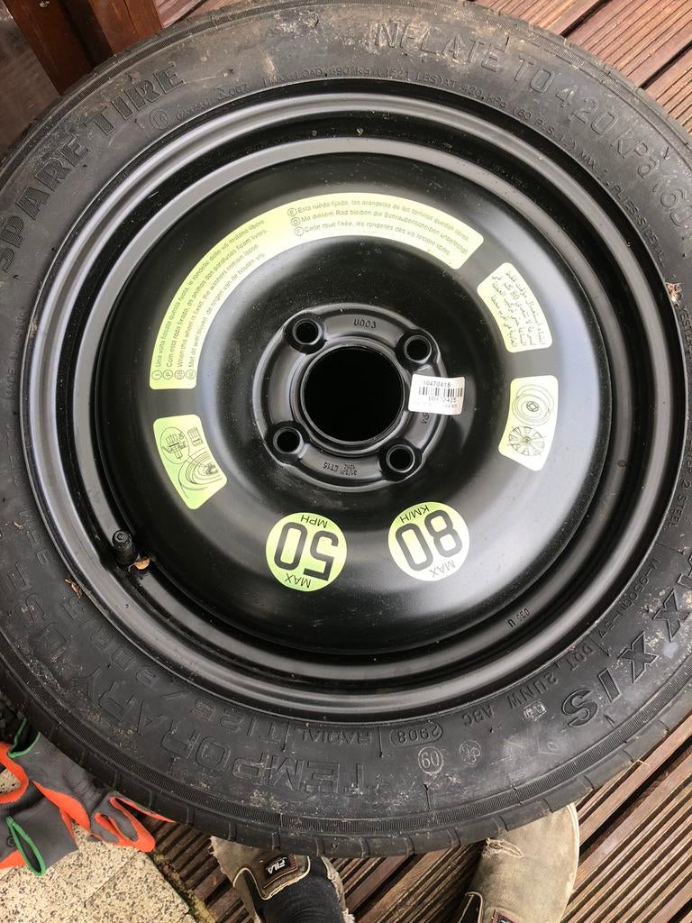 Reservewiel Citroën C3, Auto-onderdelen, Banden en Velgen, Ophalen of Verzenden, Nieuw, Zomerbanden, Banden en Velgen