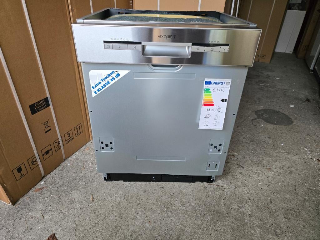 Nieuwe inbouw vaatwasmachine half geintergreerd 60 cm breed, 60 cm of meer, Nieuw, Ophalen of Verzenden, Inbouw