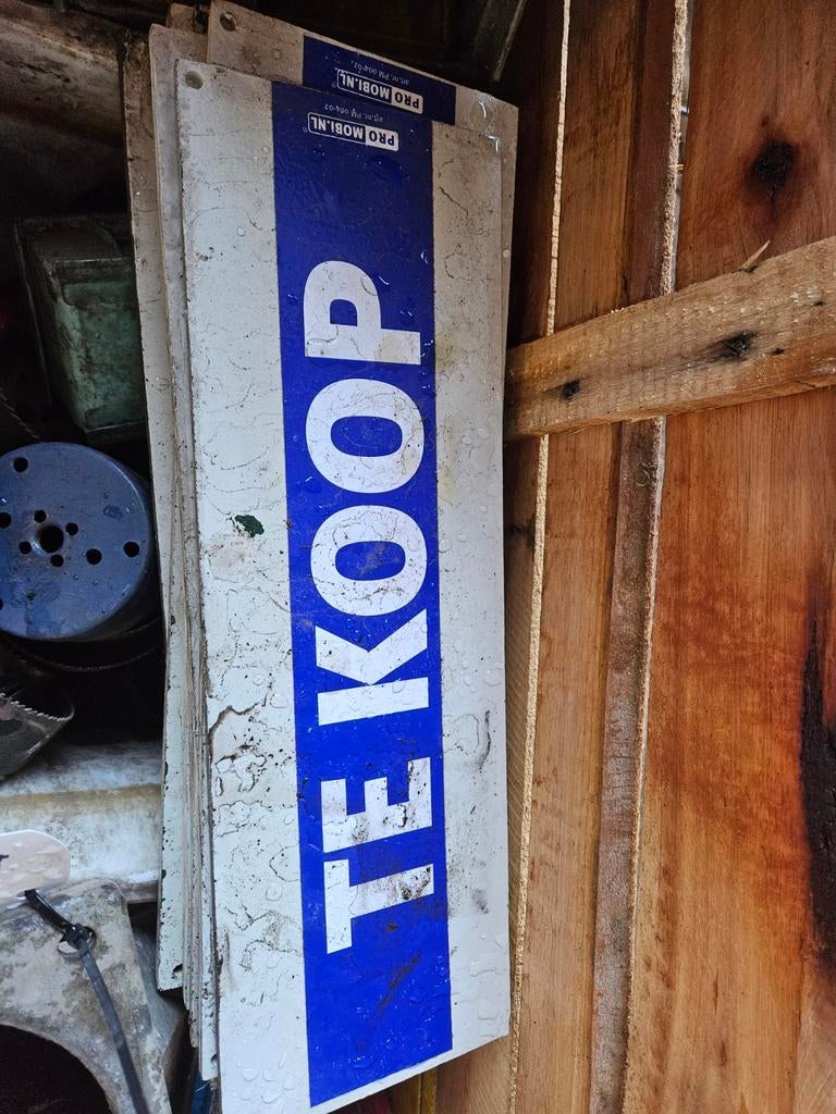 Te koop te huur bordjes, Ophalen of Verzenden