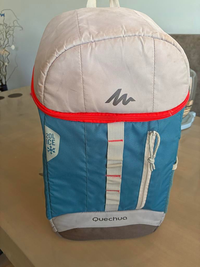 Quechua 20L Ice Koeltas Rugzak - Ideaal voor Picknicks, Gebruikt, 25 tot 40 cm, Waterdicht, Ophalen