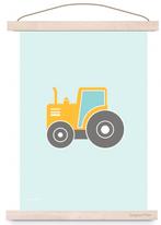 Kinderposter Poster A3 Tractor Pastel Designed4Kids, Designed4Kids, Nieuw, Ophalen of Verzenden, Designed4kids@live.nl
