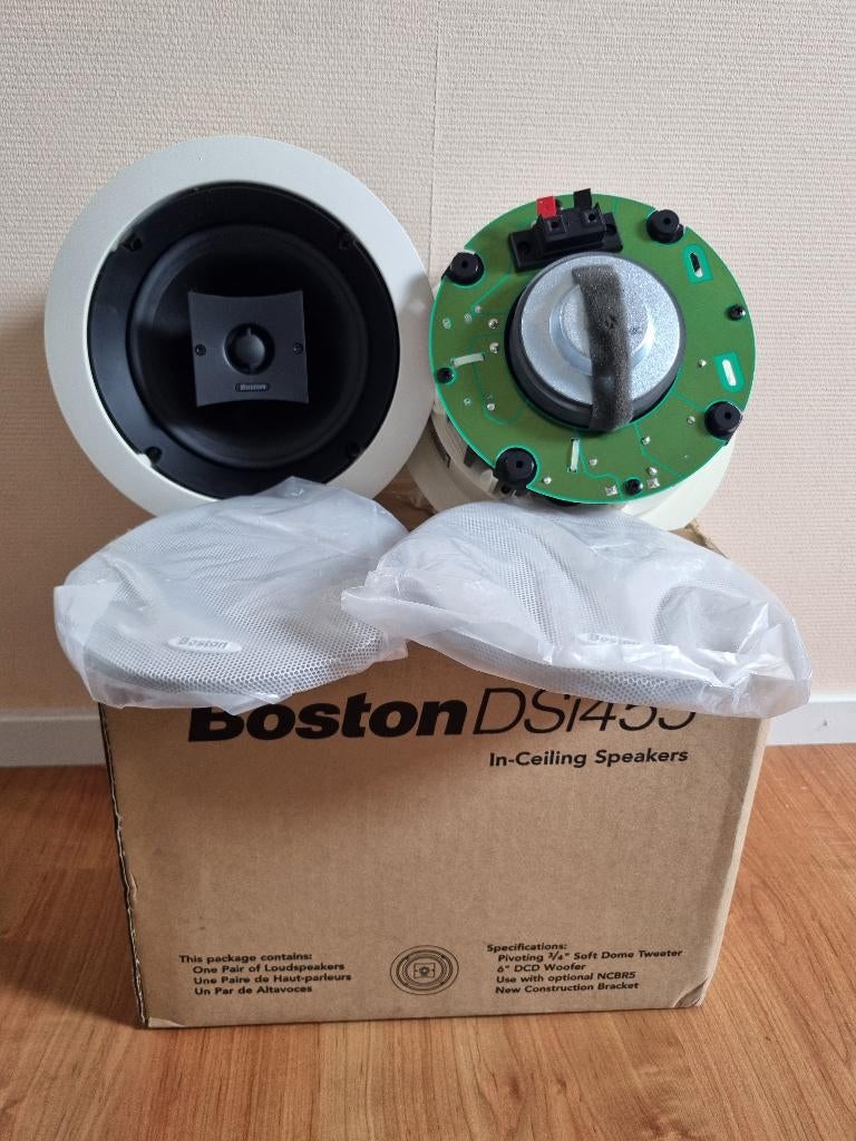 Set Nieuwe Boston DSi455 inbouwspeakers, Overige merken, Overige typen, Nieuw, Ophalen of Verzenden