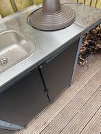 IKEA Grillskär buitenkeuken met spoelbak en opbergruimte, Tuin en Terras, Ophalen, Gebruikt, Gas, Vrijstaand