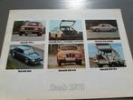 Saab modellen folder 1975 Nederlands, Ophalen of Verzenden, Gelezen, Overige merken