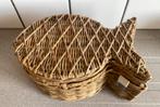 Fantastische mand Rivièra Maison riet vis, Ophalen of Verzenden, Zo goed als nieuw, Rond, Riet