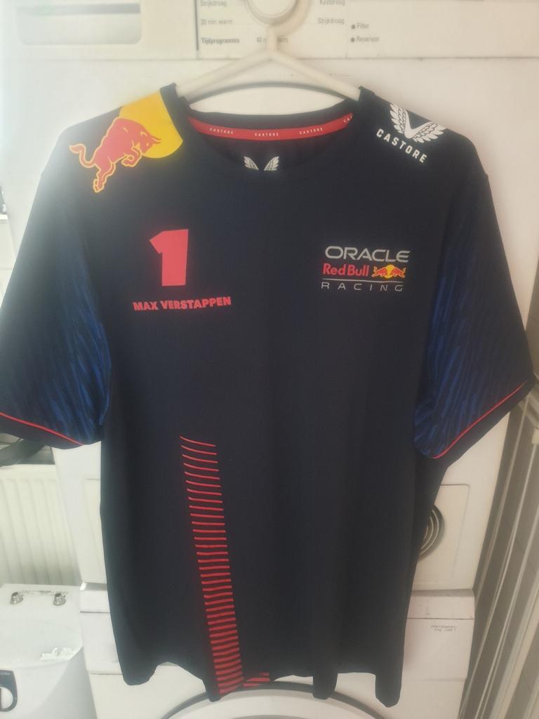 Origineel Max Verstappen Red Bull Racing Shirt, Castore, Zwart, Maat 56/58 (XL), Ophalen of Verzenden