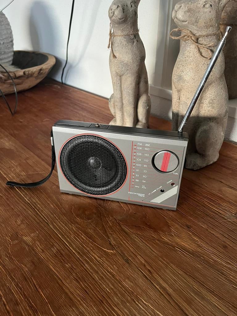 Tecnison Portable Radio AM/FM TR879, Ophalen of Verzenden, Zo goed als nieuw, Radio
