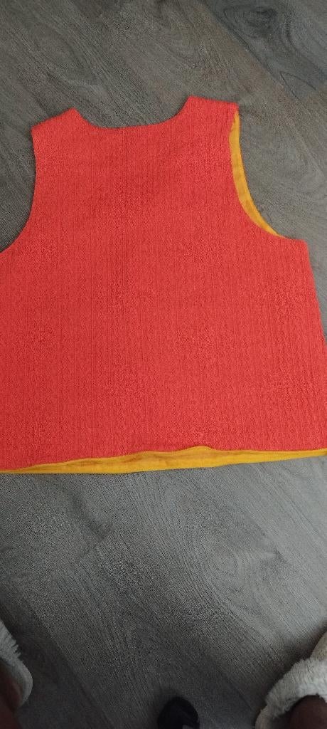 Oranje heren vest, Ophalen of Verzenden, Zo goed als nieuw, Maat 56/58 (XL), Oranje
