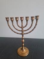Menora van messing, Ophalen of Verzenden, Koper of Brons