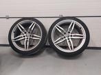 Audi velgen 19 inch 5x112 met goede banden !, Gebruikt, Banden en Velgen, Zomerbanden, Ophalen